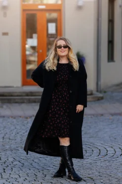 Sophie Ullkåpe lang - Svart