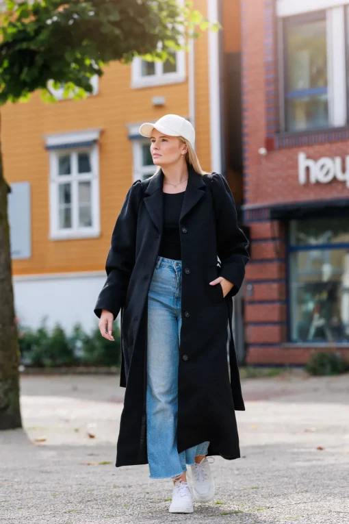 Sophie Ullkåpe lang - Svart