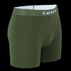 Vegard Boksershorts long 2 pk - Mørk grønn/mørk blå