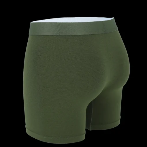 Vegard Boksershorts long 2 pk - Mørk grønn/mørk blå