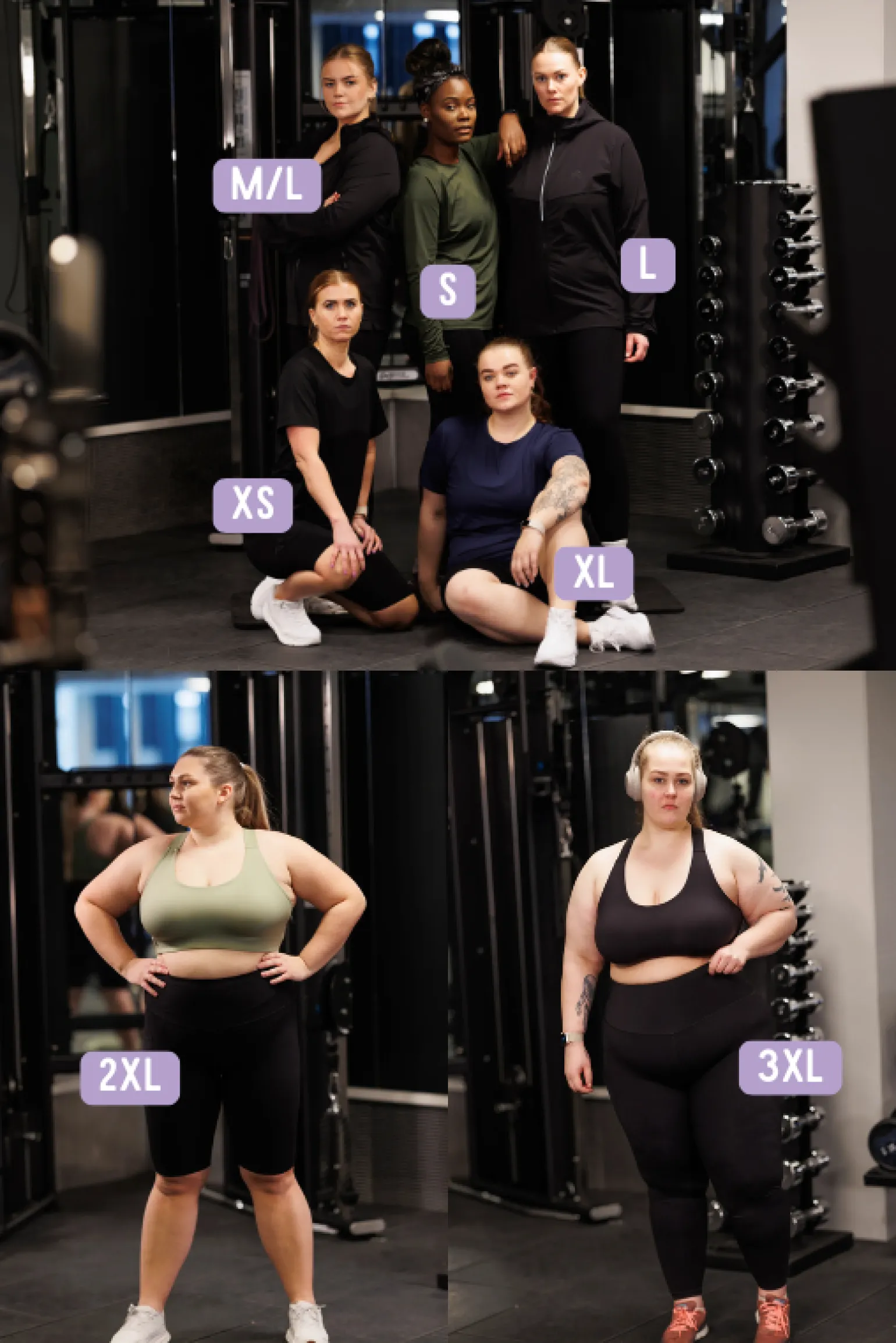 Active scrunch shape tights - Black