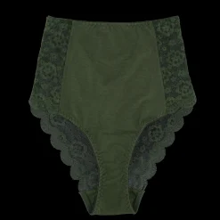 Ada High Waist truse - Mørk grønn