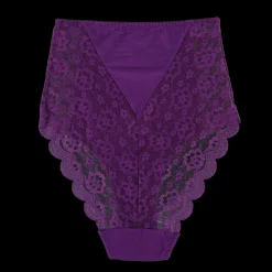 Ada High Waist truse - Mørk lilla