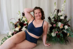 Ada High Waist truse - Mørk blå