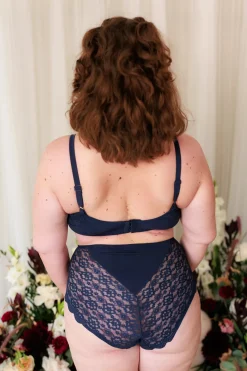 Ada High Waist truse - Mørk blå