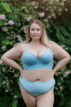 Afrodite Big Cup full push up BH - Airy Blue