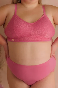 Aline Flower Bra Small Cup - Chateau Rose