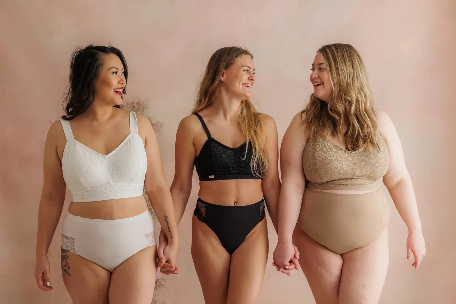 Aline Flower Bra Small Cup - Black Onyx