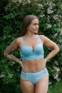 Amalie String Mønstret - Airy Blue