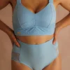 Amanda Basic Bra Big Cup - Airy Blue