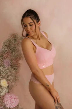 Amanda Basic Bra Big Cup - Tickled Pink