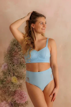 Amanda Basic Bra Small Cup - Airy Blue