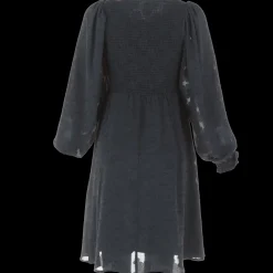 Anna Chiffon kjole - Svart