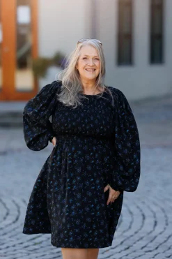 Anna kjole - Mørk blå