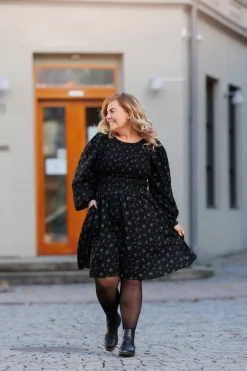 Anna kjole - Mørk grå