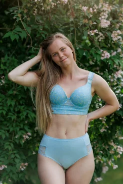 Aria Brazilian Mønstret - Airy Blue