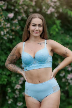 Aria Brazilian Mønstret - Airy Blue