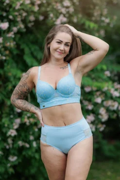 Aria Brazilian Mønstret - Airy Blue