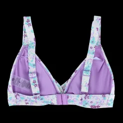 Bali bikinitopp - Lilla - Flowerpower