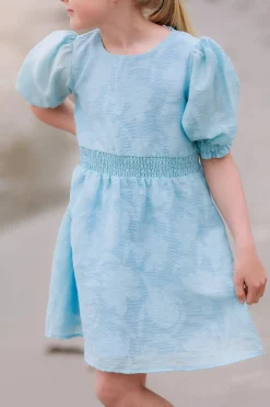 Belle Flower Barnekjole - Airy Blue