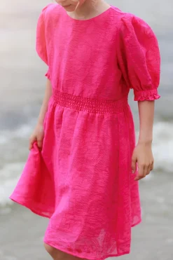 Belle Flower Barnekjole - Pink Peacock