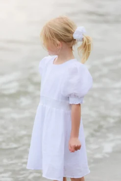 Belle Flower Barnekjole - Bright White