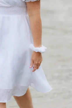 Belle Flower Barnekjole - Bright White