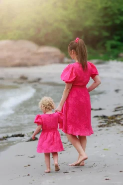 Belle Flower Kjole - Pink Peacock