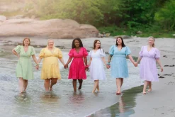 Belle Flower Kjole - Smoke Green