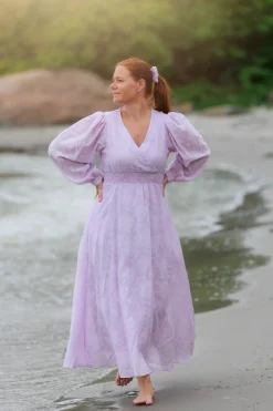 Belle Flower Maxikjole - Lavendula