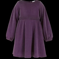 Belle Glitter barnekjole - Mørk lilla