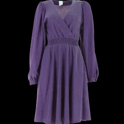 Belle Glitterkjole - Mørk lilla