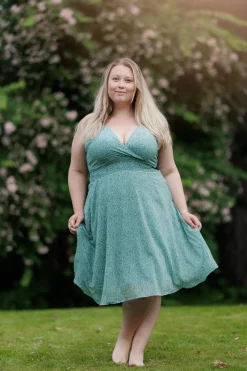 Belle stroppekjole - Grønn