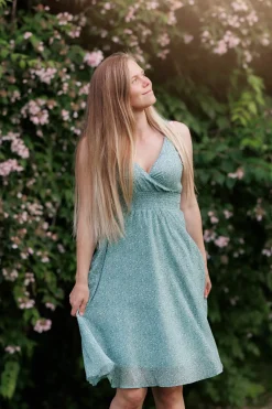 Belle stroppekjole - Grønn