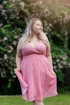 Belle stroppekjole - Rosa