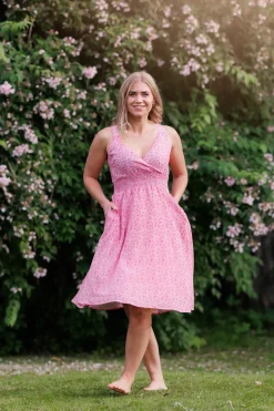 Belle stroppekjole - Rosa