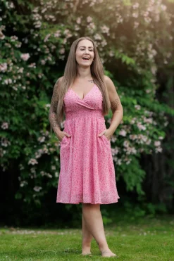 Belle stroppekjole - Rosa