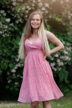 Belle stroppekjole - Rosa