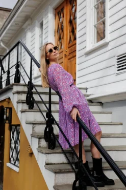 Bianca kjole - Lilla