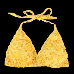 Cuba Ruffles bikinitopp - Gul - Pansy