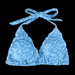 Cuba Ruffles bikinitopp - Lyseblå - Dalia
