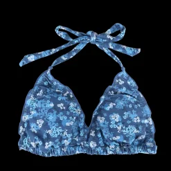 Cuba Ruffles bikinitopp - Mørkeblå - Bellflower