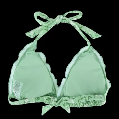 Cuba Ruffles bikinitopp - Pastellgrønn - Pansy