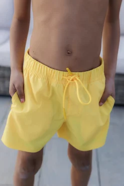 David badeshorts Kids - Gul