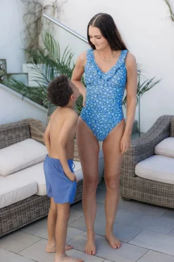 David badeshorts Kids - Mørkeblå