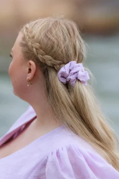 Flower Scrunchie 2pk - Lavendula