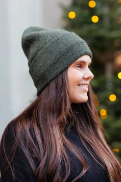 Harpen lue - Mørk grønn