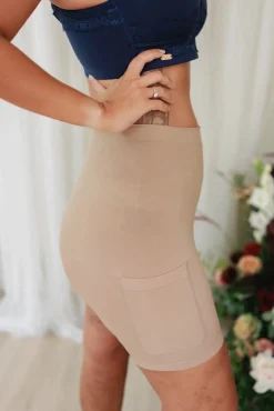 Innershorts med lomme - Beige