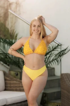 Mid Waist Bikini String - Gul