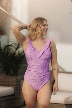 Milano Badedrakt - Lilla - Dalia